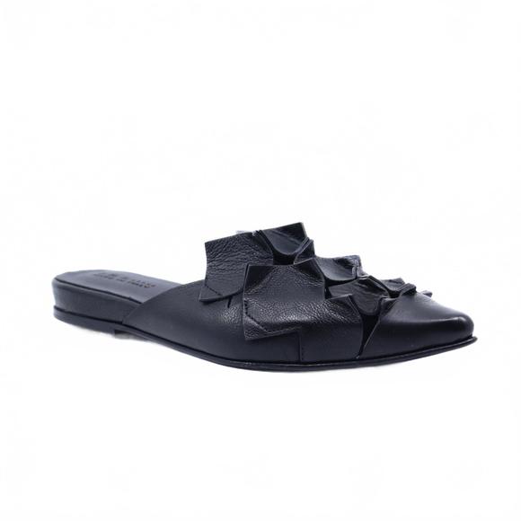 NEW I.N.K. SHOES women salice nero flats in black - Picture 1 of 8